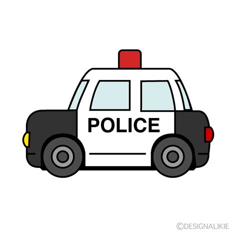 Police Car Clip Art Free PNG Image｜Illustoon