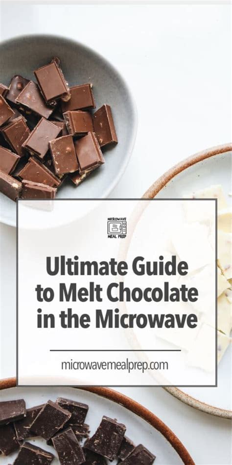 How To Melt Chocolate In The Microwave - Ultimate Guide - Microwave ...