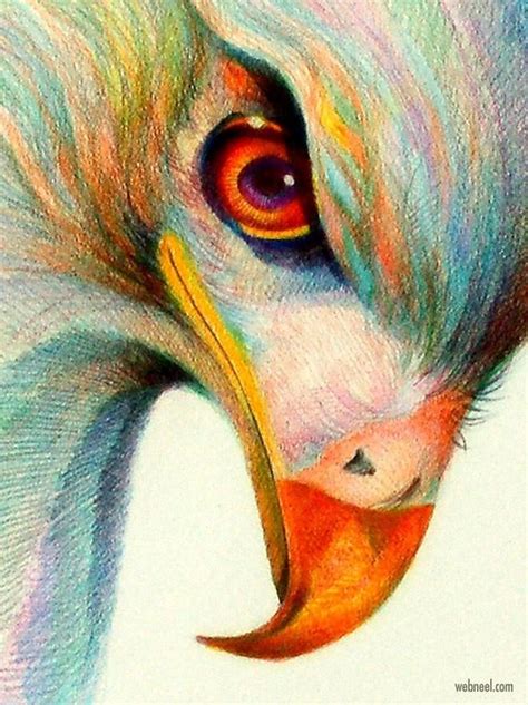 40 Beautiful Colored Pencil Drawings - Colored Pencil Art - HARUNMUDAK