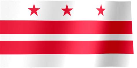 Flag of Washington, D.C. (GIF) - All Waving Flags