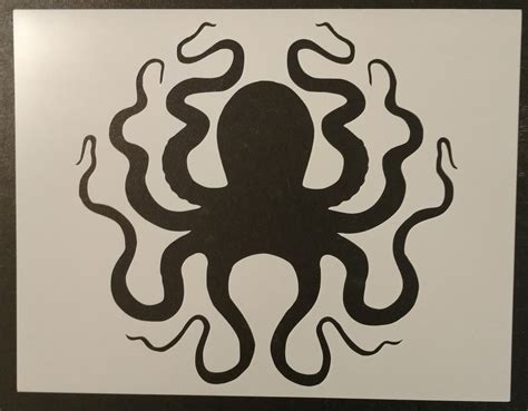 Octopus - Stencil – My Custom Stencils