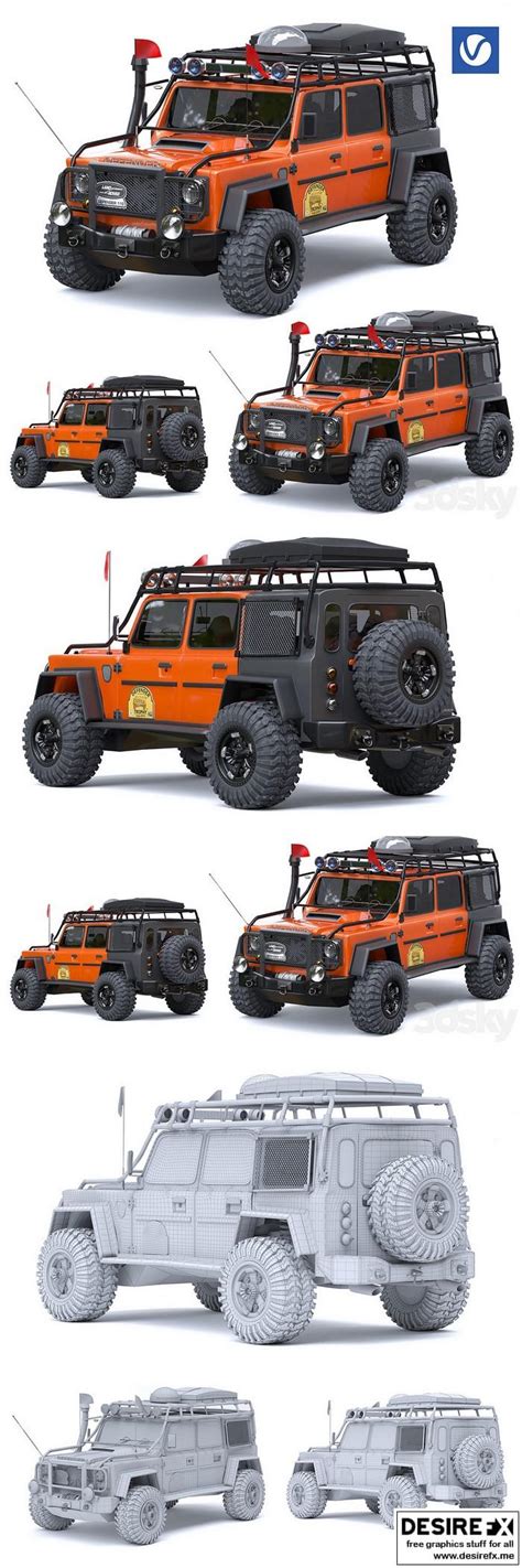 Desire FX 3d models | Land Rover Defender Off Road