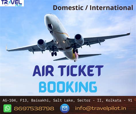 Flight Ticket Booking Agent In Kolkata - Travel Pilot Holiday