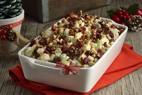 Ensalada Navideña de Manzana y Nuez | Receta | Ensalada navideña de ...