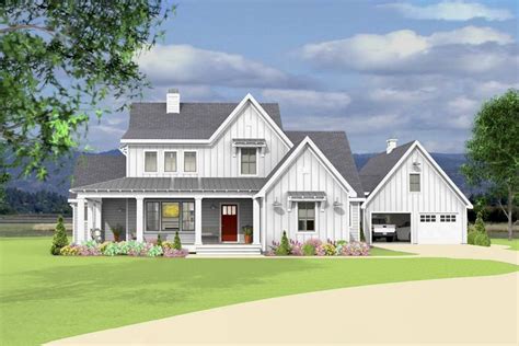 Plan 28926JJ: Inviting and Exclusive Farmhouse with Flexible Loft Space ...