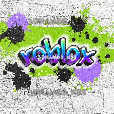 Preview of Graffiti Grunge 3D name for "roblox"