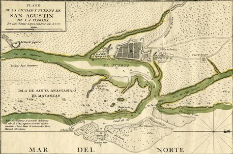 Historical Map - 1783 - St. Augustine Adventure