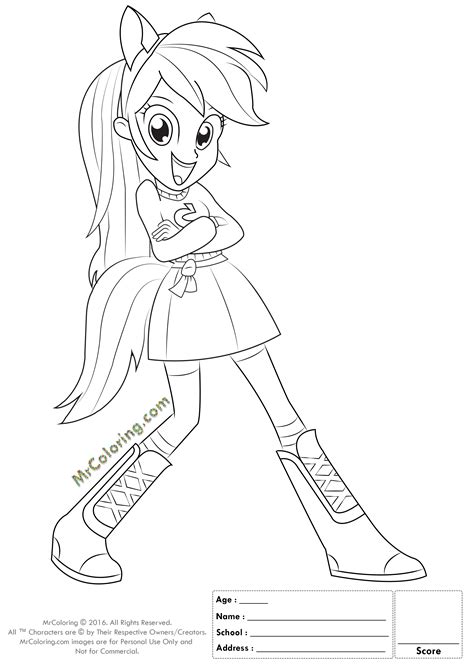 My Little Pony Equestria Girls Coloring Pages at GetColorings.com ...