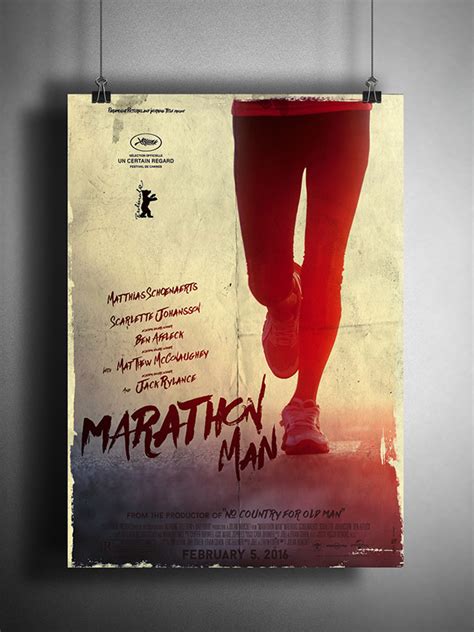 Marathon Man / poster movie on Behance