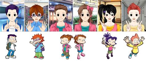 All grown up Rugrats as anime kids - 90's Kids Fan Art (43108601 ...