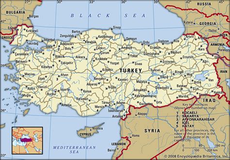 Detailed Political Map Of Turkey Turkey Detailed Political Map | Porn ...