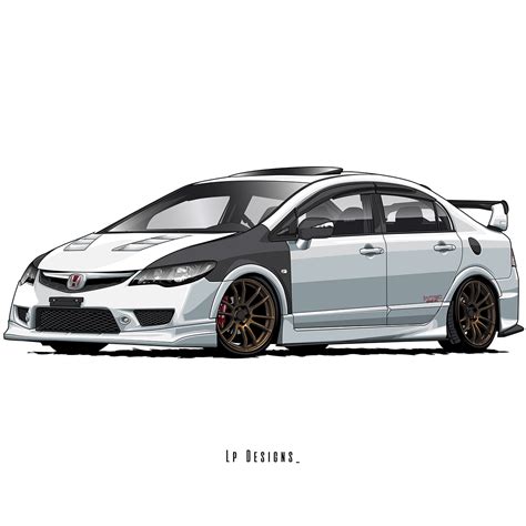 Honda Civic Fd on Behance