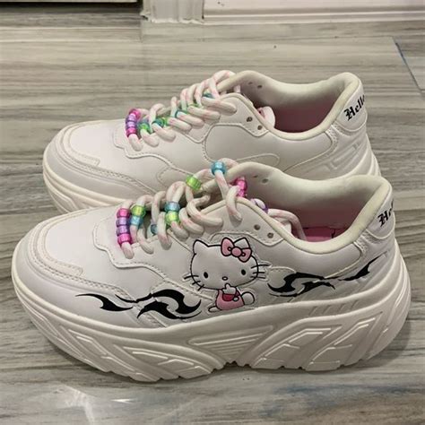 Hello Kitty Platform Sneakers in 2022 | Hello kitty shoes, Platform ...