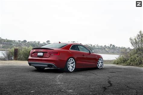 Custom Chrome Elements Look Sleek on Red Audi S5 — CARiD.com Gallery