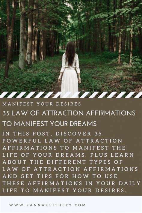 35 Law of Attraction Affirmations to Manifest Your Dreams