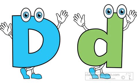 Alphabets Clipart - letter-alphabet-D-upper-lower-case-cartoon-clipart ...