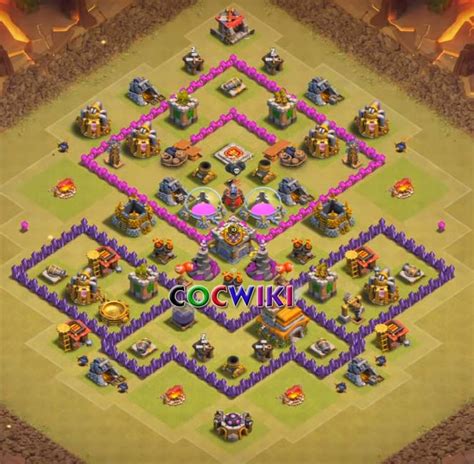 7+ Best Town Hall 7 War Base Designs 2019