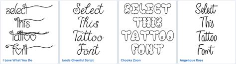 20+ Best Tattoo Fonts: Choose Your Tattoo Lettering Styles (2023) | Fotor