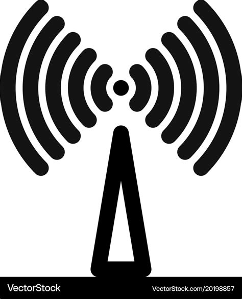 Wifi symbol wireless internet connection or Vector Image