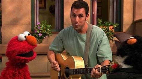 Adam Sandler on sesame street. Please watch. | Sesame street, Elmo, Sesame