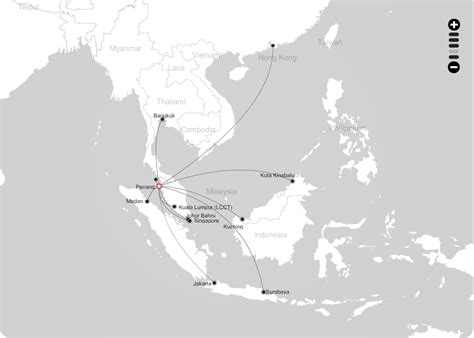 Penang Airport Map