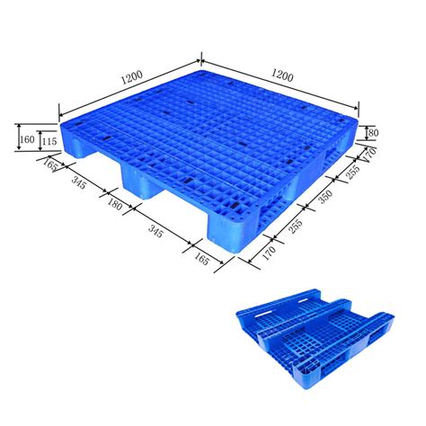 OEM Blue Plastic Pallet 1100x1100 Pallets Made From Recycled Plastic