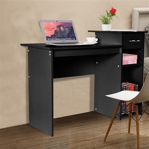 Gooray Home Desktop Computer Desk With Drawers Home Small Desk ...