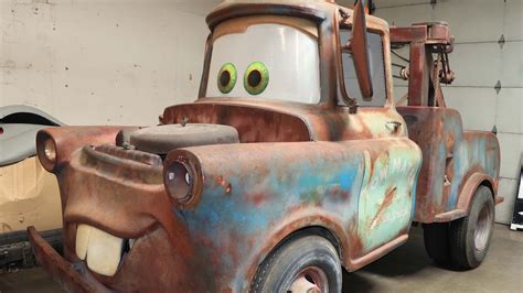 Tow Mater Lives in Sonoma County California at a Petaluma Hot Rod Shop