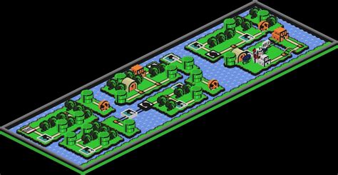 Super Mario 3 Pipe Maze Minecraft Map