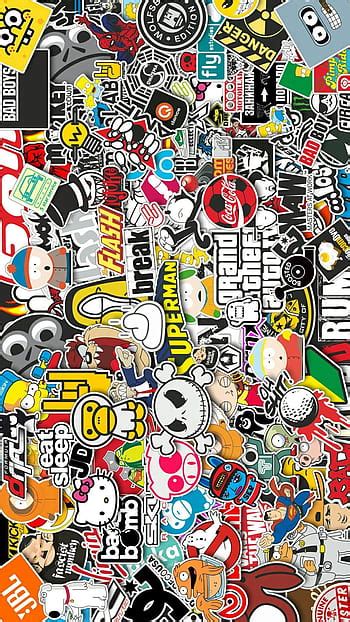 Stickerbomb HD wallpaper | Pxfuel