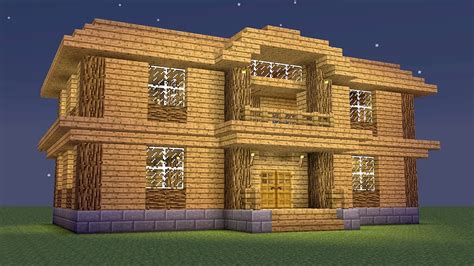 Minecraft House Made Of Wood - Minecraft Land