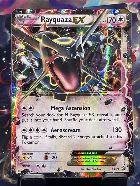 Mavin | Shiny Rayquaza EX XY69 Ultra Rare Black Star Promo Pokemon TCG