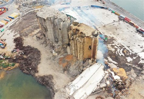 Remaining northern section of Beirut port silos collapses | PBS News