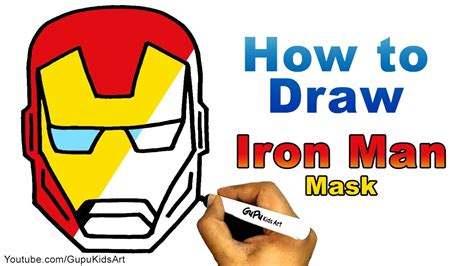 Iron Man Drawing Face