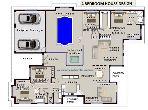 36 Blueprint Family House 4 Bedroom House Floor Plans 3D Latest News ...