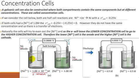 Cell Concentration and the Nernst Equation - YouTube