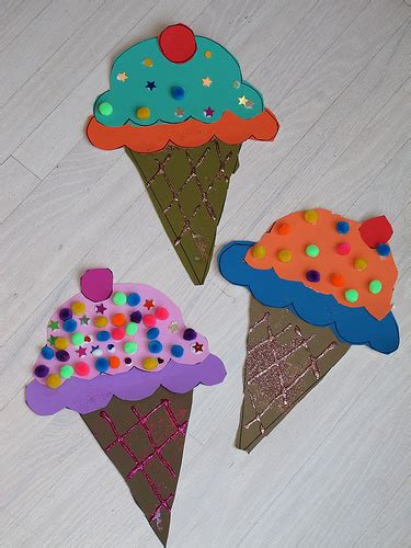 Paper Ice Cream Cones | Fun Family Crafts