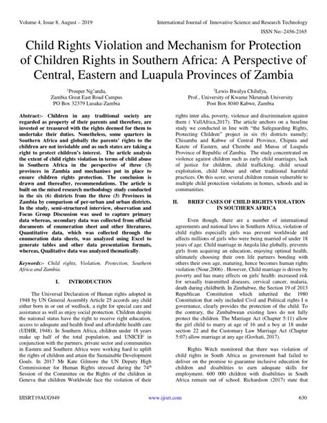 (PDF) Child Rights Violation