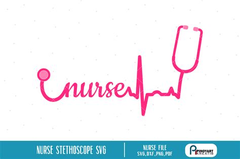 Medical Svg File For Cricut Nursing Svg Stethoscope Svg Svg Files For ...