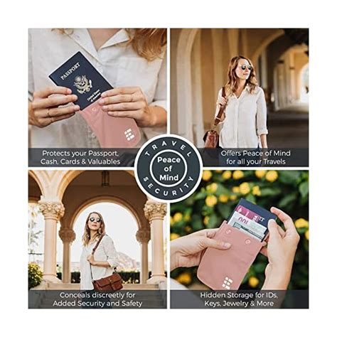 Zero Grid Hidden Bra Wallet – Travel Pouch & Secret Pocket for Passport ...