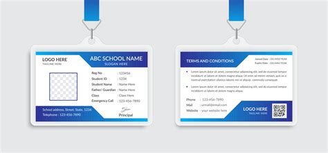 School Id Card Vector Art, Icons, and Graphics for Free Download