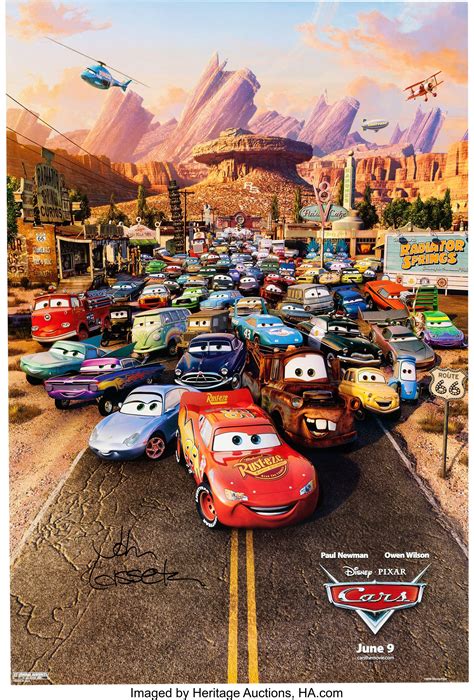 Original Cars Movie Poster