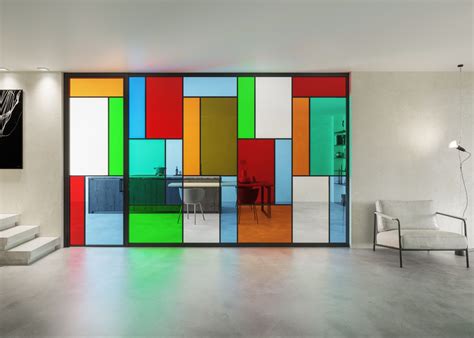 Truelight Colors, colored glass partitions for offices and workspaces ...