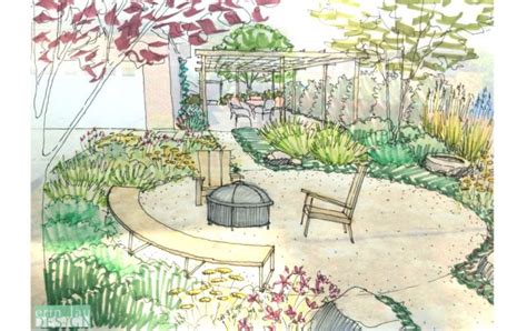 DrawnToGarden | Landscape design, Garden drawing, Landscape design drawings