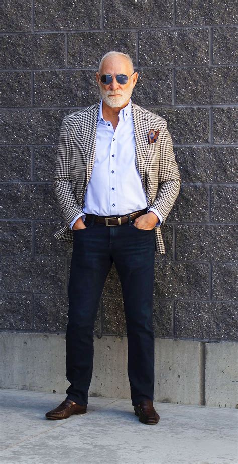 The perfect pair: Dark Jeans and a Sports Coat | Older mens fashion ...