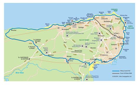 Maps Of Margate Broadstairs And Ramsgate Throughout Map Uk Villages ...