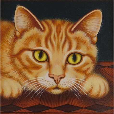 Cat - Original Art by Sue Wall from seasideartgallery on Ruby Lane