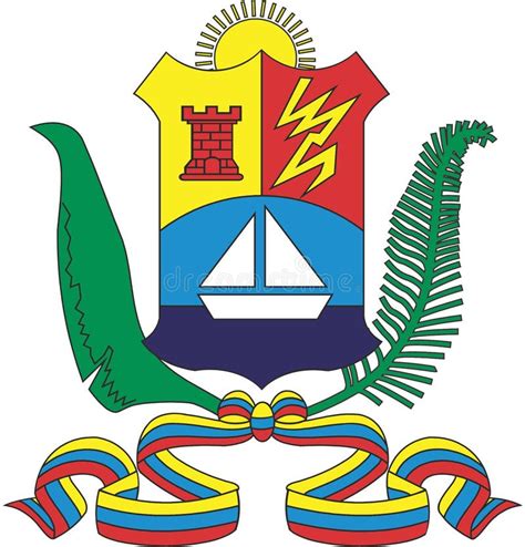 Coat Of Arms Of The State Of Zulia. Venezuela Stock Illustration ...