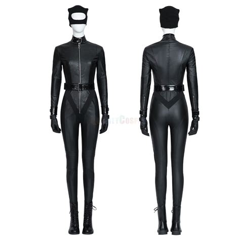 Catwoman Selina Kyle Halloween Cosplay Costume - HQCOSPLAY