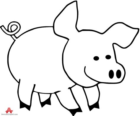 Free Pig Clipart Black And White, Download Free Pig Clipart Black And ...